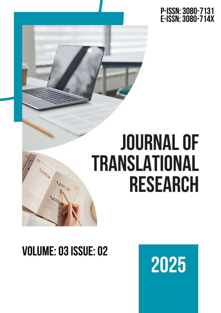 					View Vol. 3 No. 2 (2025): Journal of Translational Research
				